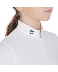 POLO BAMBINA ZIP MANICA LUNGA MODELLO ANAHID
