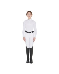 POLO BAMBINA ZIP MANICA LUNGA MODELLO ANAHID