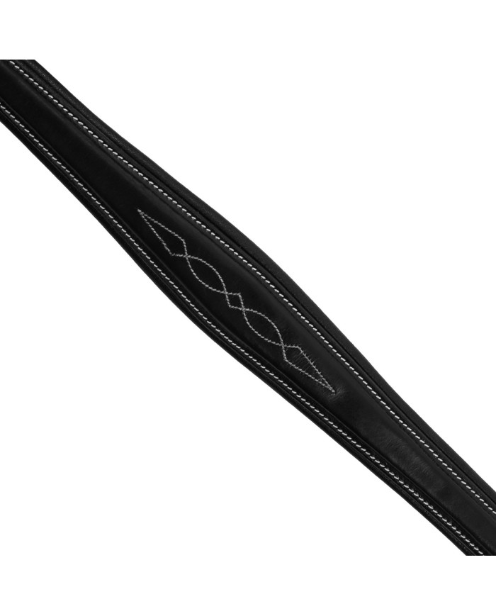 LEATHER FANCY STITCHED BREASTPLATE WITH REMOVABLE MARTINGALE