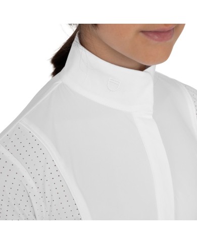 GIRL S HUNTER COMPETITITION POLO SHIRT SS BUTTONS