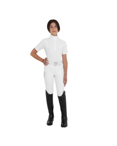 GIRL S HUNTER COMPETITITION POLO SHIRT SS BUTTONS