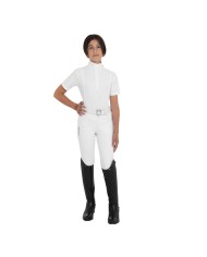 GIRL S HUNTER COMPETITITION POLO SHIRT SS BUTTONS