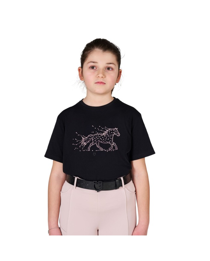 GIRL S STONES HORSE COTTON T-SHIRT