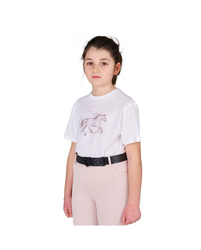 GIRL S STONES HORSE COTTON T-SHIRT