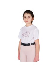 GIRL S STONES HORSE COTTON T-SHIRT