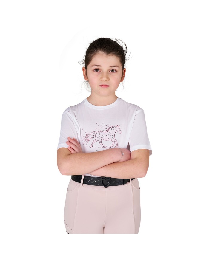 GIRL S STONES HORSE COTTON T-SHIRT