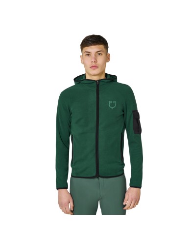 MEN S FLEECE PATCH POCKET HOODIE