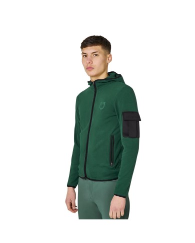 MEN S FLEECE PATCH POCKET HOODIE