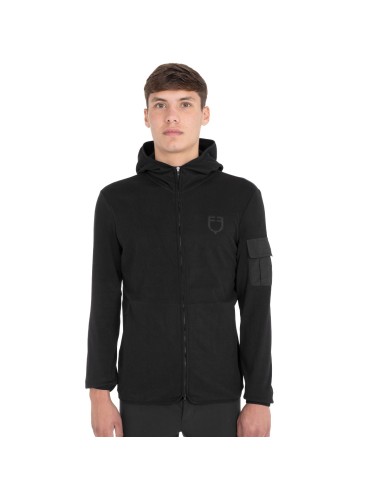 MEN S FLEECE PATCH POCKET HOODIE