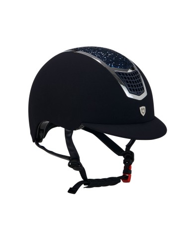 CASCO EQUESTRO MODELLO ECLIPSE STONE VELVET (3 PADDING)