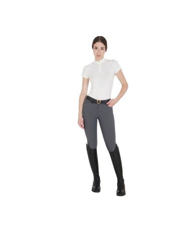 WOMAN TECHNICAL TRAINING POLO SS ZIP