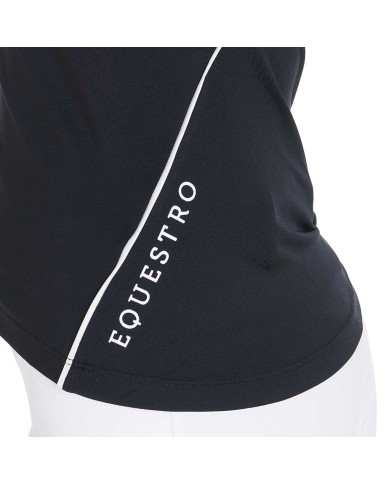 WOMAN TECHNICAL TRAINING POLO SS ZIP