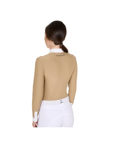 WOMAN COMPETITION LS BUTTONS SHIRT 1/2 COTTON