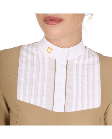 WOMAN COMPETITION LS BUTTONS SHIRT 1/2 COTTON
