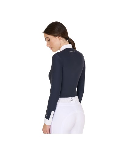 WOMAN COMPETITION LS BUTTONS SHIRT 1/2 COTTON