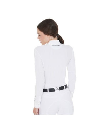 WOMAN COMPETITION LS BUTTONS SHIRT 1/2 COTTON