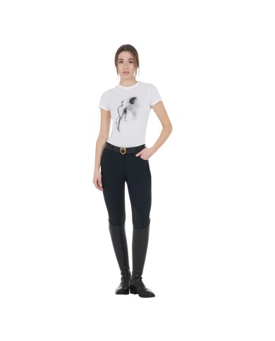 WOMEN S MOON RIDING COTTON T-SHIRT