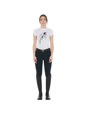 WOMEN S MOON RIDING COTTON T-SHIRT