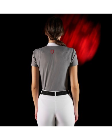 WOMEN S COMPETITION RIDERTECHNOLOGY SHIRT SS WITH BUTTONS