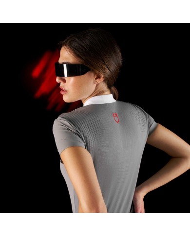 WOMEN S COMPETITION RIDERTECHNOLOGY SHIRT SS WITH BUTTONS