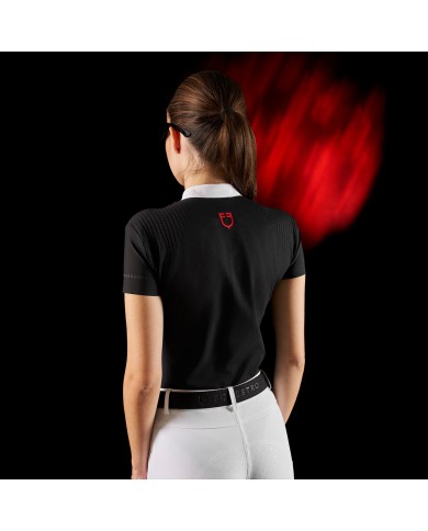 WOMEN S COMPETITION RIDERTECHNOLOGY SHIRT SS WITH BUTTONS