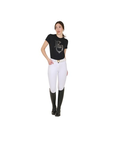 WOMEN S EQ MONOGRAM COTTON T-SHIRT