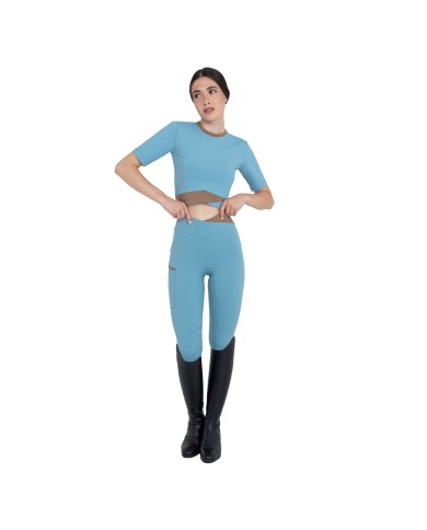WOMEN S CROSS CROPPED TRAINING POLO SHIRT SS