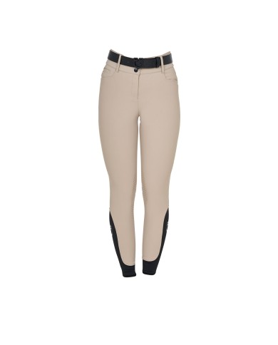 WOMEN S HIGH WAIST STONES LOGO KNEE GRIP BREECHES