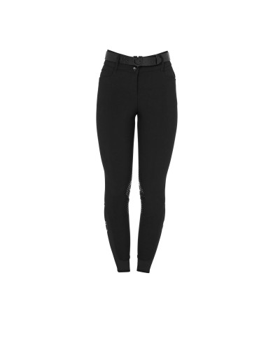 WOMEN S HIGH WAIST STONES LOGO KNEE GRIP BREECHES