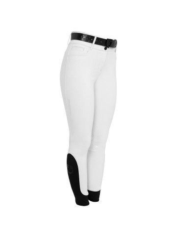 WOMEN S HIGH WAIST STONES LOGO KNEE GRIP BREECHES