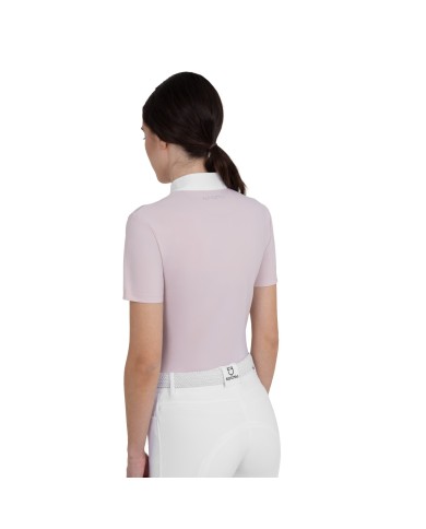 WOMEN S STONES TAPE COMPETITION POLO SHIRT SS ZIP