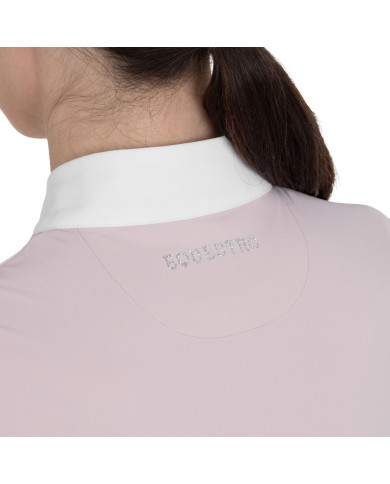 WOMEN S STONES TAPE COMPETITION POLO SHIRT SS ZIP
