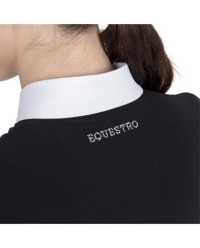 WOMEN S STONES TAPE COMPETITION POLO SHIRT SS ZIP
