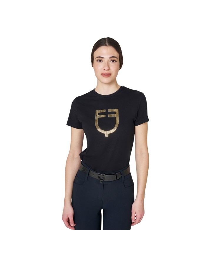 WOMEN S LAMINA LOGO COTTON T-SHIRT