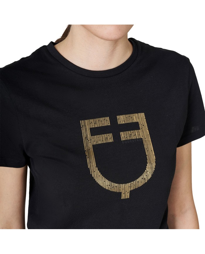 WOMEN S LAMINA LOGO COTTON T-SHIRT