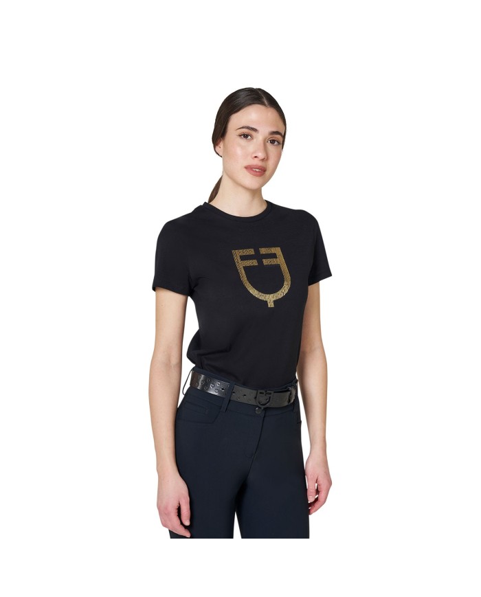 WOMEN S LAMINA LOGO COTTON T-SHIRT