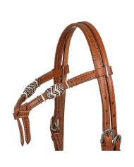 RAWHIDE CORE BOSAL SET WITH COTTON MECATE REINS