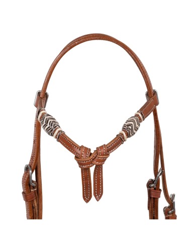 RAWHIDE CORE BOSAL SET WITH COTTON MECATE REINS