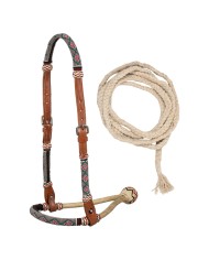 SAND PEARLS BOSAL SET WITH COTTON MECATE REINS