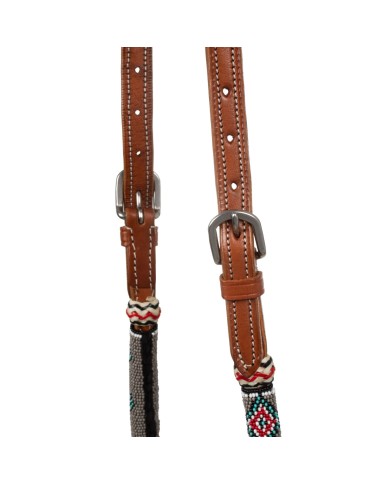 SAND PEARLS BOSAL SET WITH COTTON MECATE REINS