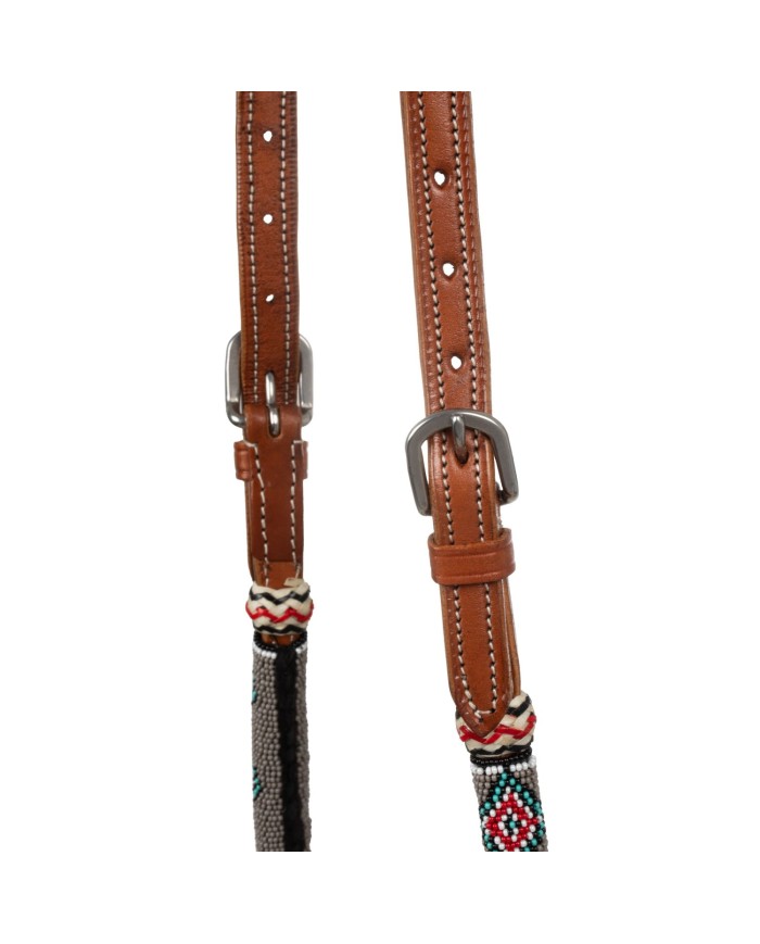 SAND PEARLS BOSAL SET WITH COTTON MECATE REINS