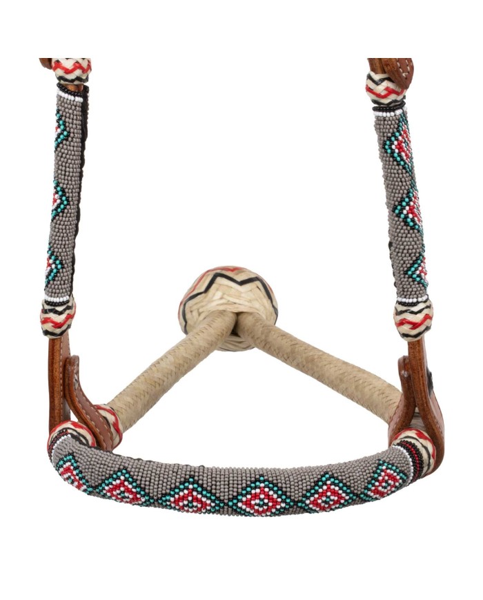SAND PEARLS BOSAL SET WITH COTTON MECATE REINS