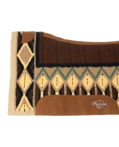 CONTOURED SADDLE PAD WITH WOOLEN BLANKET 34X36