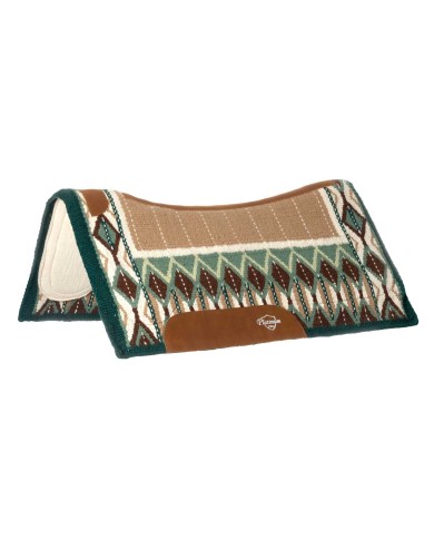 CONTOURED SADDLE PAD WITH WOOLEN BLANKET 34X36