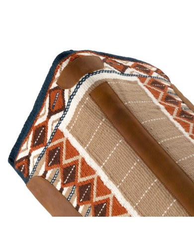 CONTOURED SADDLE PAD WITH WOOLEN BLANKET 34X36