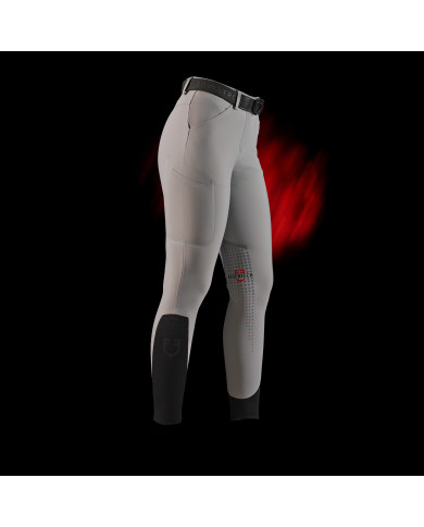 Pantalone slim fit donna Equestro Ridertechnology cuciture termosaldate Pantalone slim fit donna Equestro Ridertechnology cuciture termosaldate