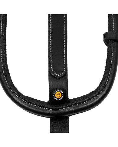 Martingala a Collier Con Cuciture a Contrasto Martingala a Collier Con Cuciture a Contrasto