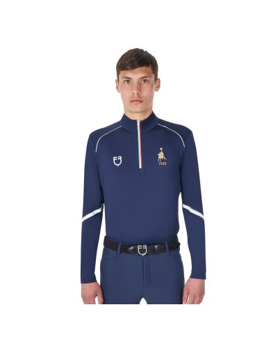 MEN S TECHNICAL TRAINING POLO LS ZIP EQUESTROxFISE