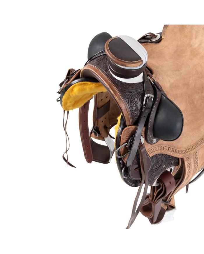 WESTERN WADE RACH FLOWER TOOLING REVERSE SADDLE
