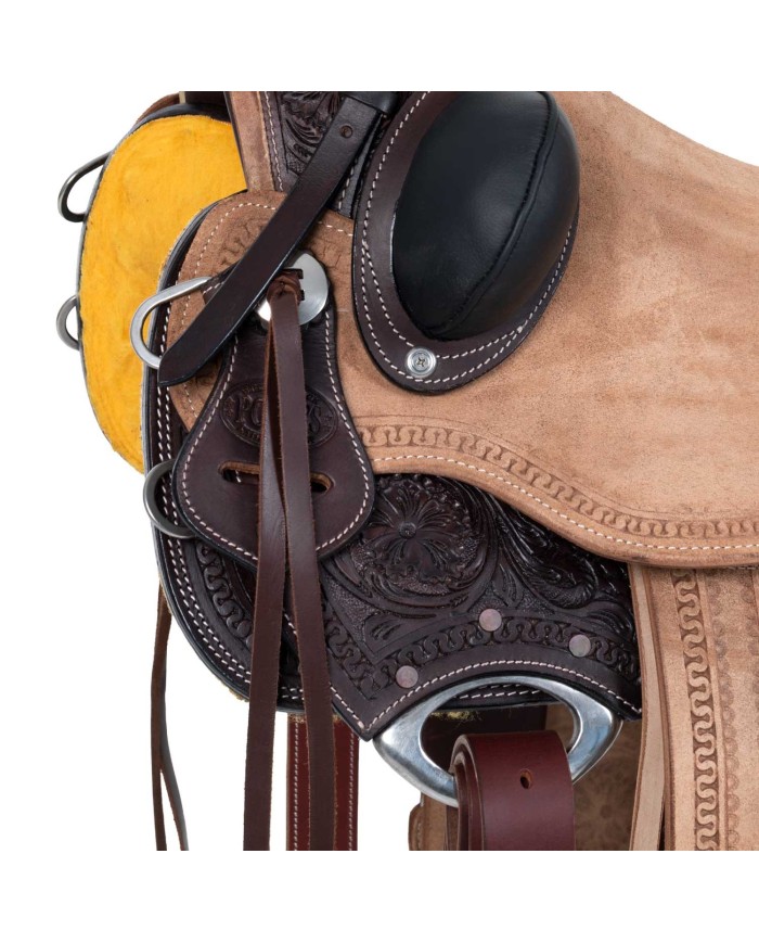 WESTERN WADE RACH FLOWER TOOLING REVERSE SADDLE